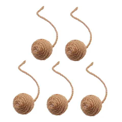 Cat Toys Sisal Ball 5 Pieces