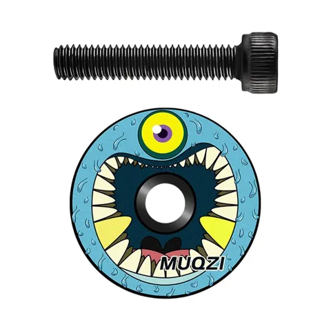 Headset Stem Top Cap Cover Blue