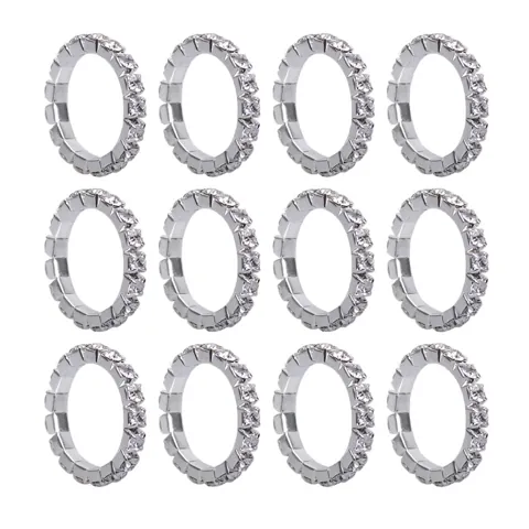 Rhinestone Stretch Rings