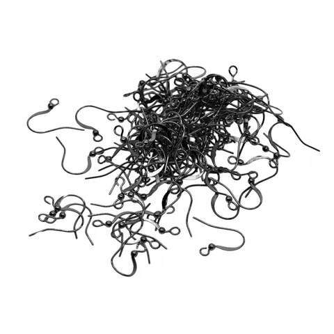 Earring Hooks Black