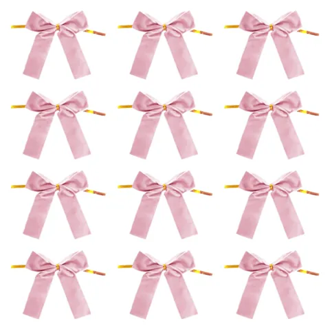 Christmas Tree Bows Pink