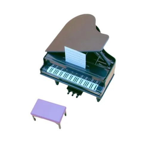 Dollhouse Piano with Stool