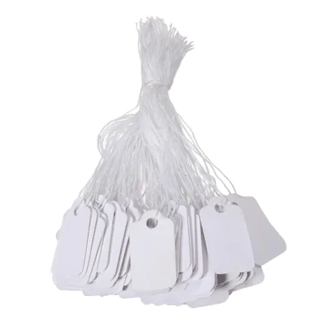 Ring Price Tags White