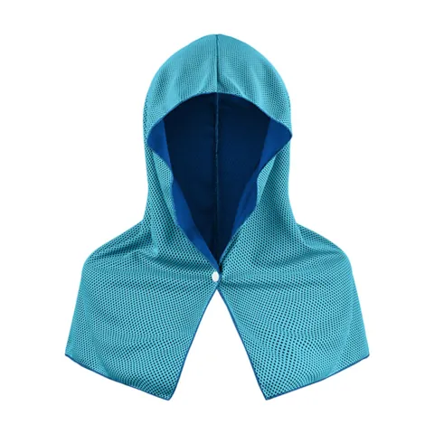 Cooling Hoodie Towel Blue
