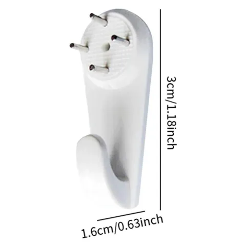Plastic Wall Hooks Set