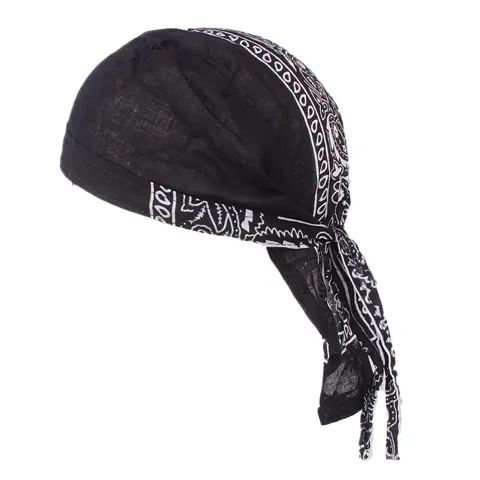 Skull Durag Black