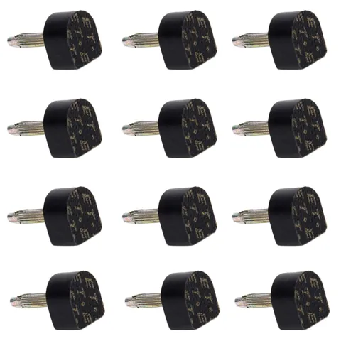 Black PU Heel Plates