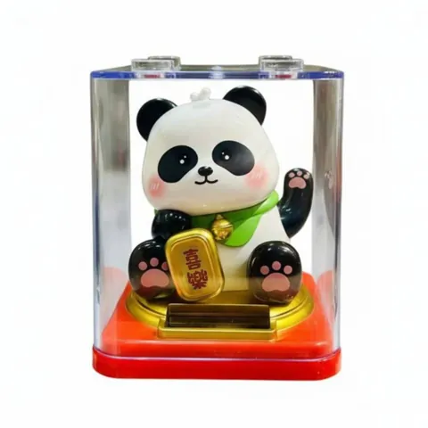 Solar Panda Figurine