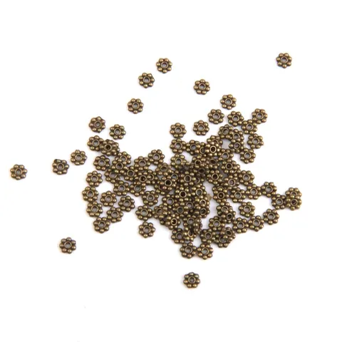 Spacer Beads 100x 4Mm Bronze