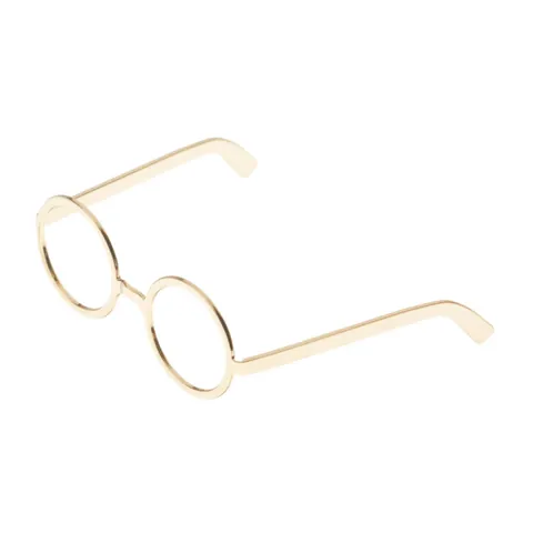 Figure Glasses Gold