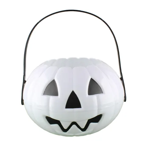 Trick Or Treat Bucket White