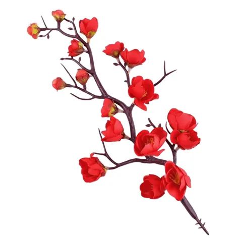 Red Paper Fan Cake Topper