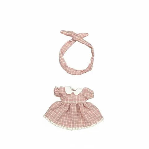 Doll Clothes Lace Trim Pink