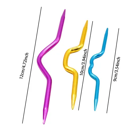 Aluminum Knitting Cable Needles