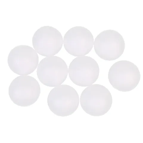 White Modelling Foam Balls