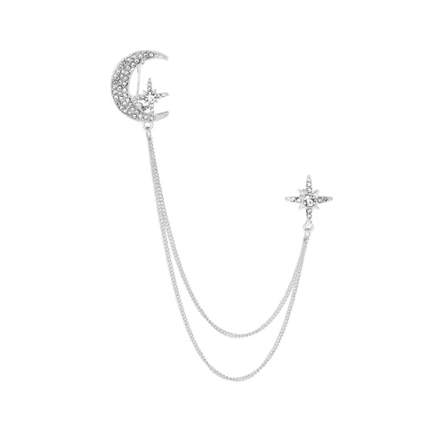 Tassel Chain Brooch Men Chic for Celebration Father Tuxedo