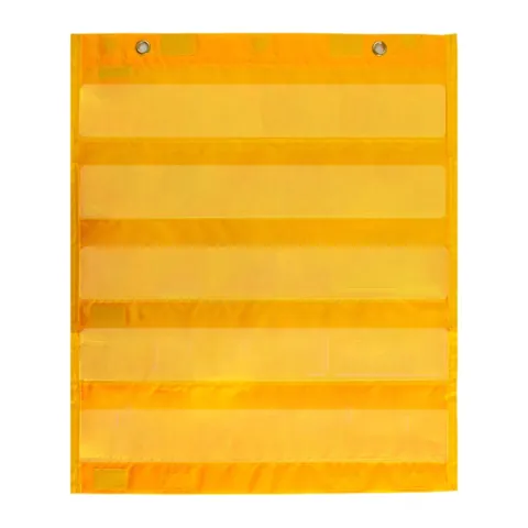 Magnetic Pocket Chart Yellow