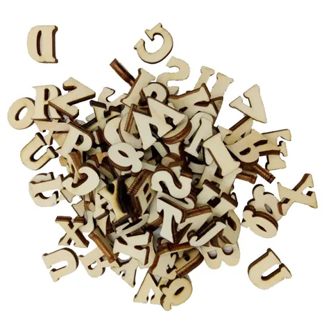 Alphabet Wooden Pieces