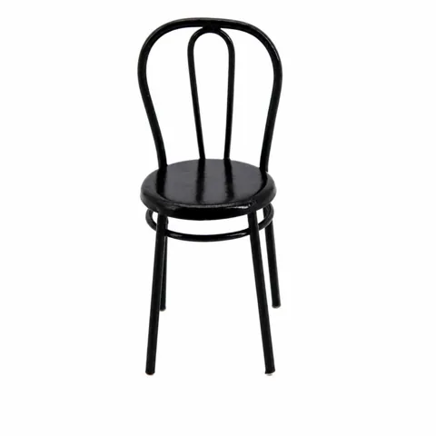 Miniature Metal Chair Rounded Back