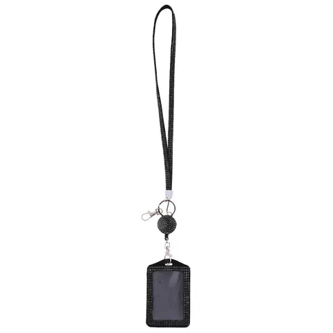 Rhinestone Lanyard with Reel