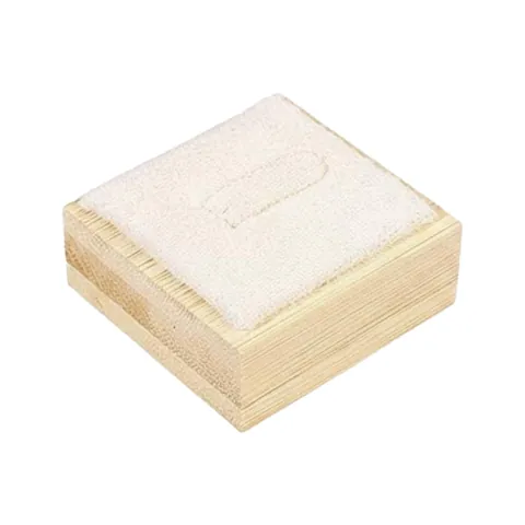 Wooden Rings Display Stand – Beige