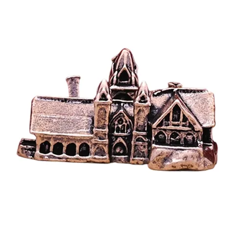 Mini Brass Castle Figurine