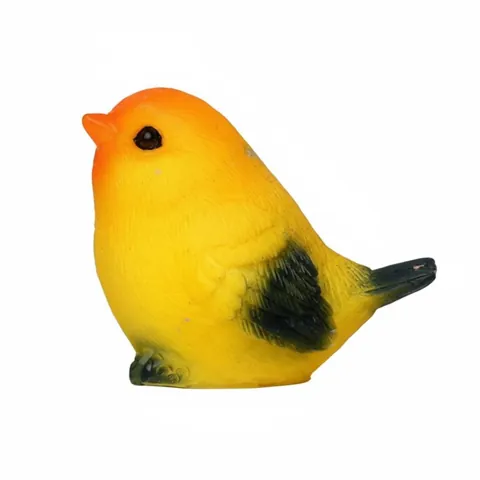 Resin Bird Figurine – Yellow