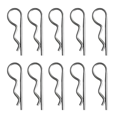 10 Pieces Marine Stainless Steel R Retaining Clip Spring
