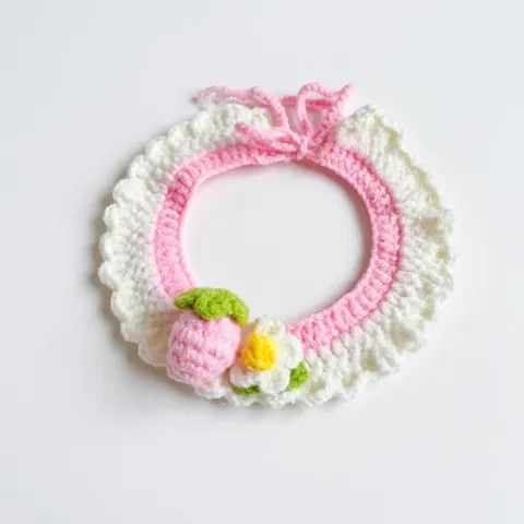 Knitted Pet Scarf Collar