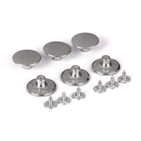 Jeans Buttons Silver