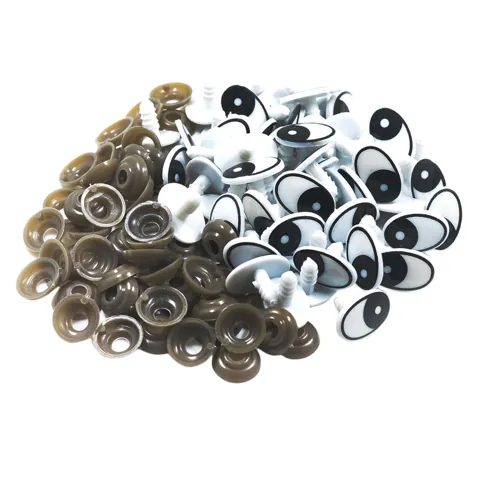 Plastic Safety Eyes with Gaskets