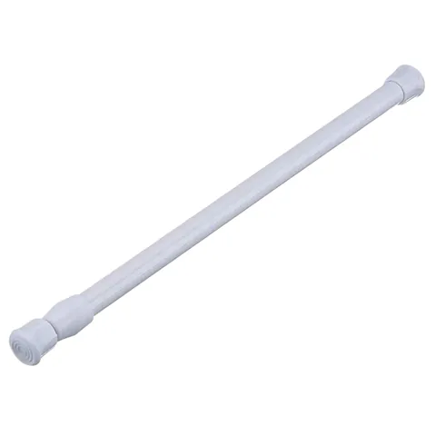 Telescoping Curtain Rod White 40-70cm