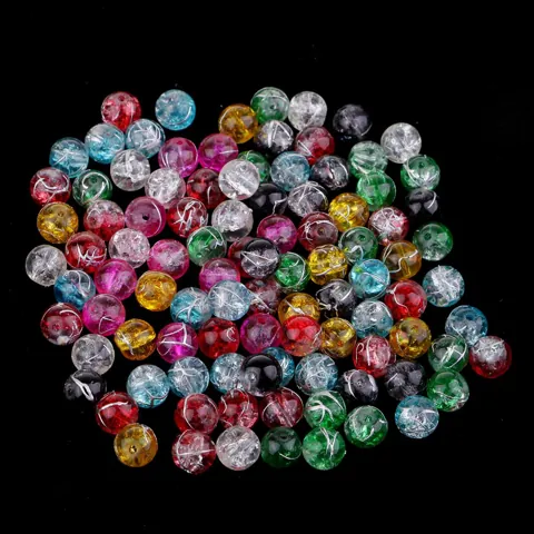Glass Round Spacer Beads