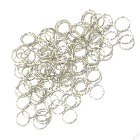 200pcs/Lot Steel Metal Key Split Ring Keyrings