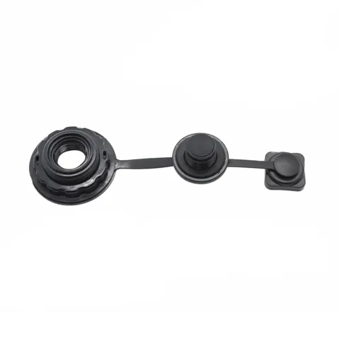 Inflatable Port with Tethered Cap