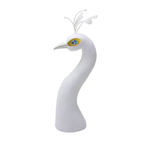 Peacock Mannequin Head