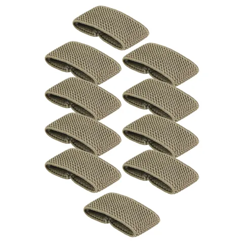 Elastic Belt Keepers Green