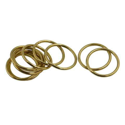 Brass Snap Clip Key Rings