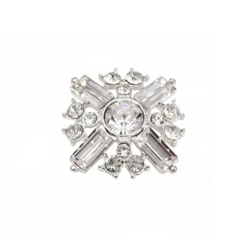 Crystal Rhinestone Button