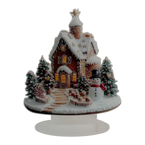Christmas Snow House Decoration