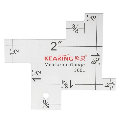 1pc 2" Mini Measuring Gauge Imperial Scale for Sewing
