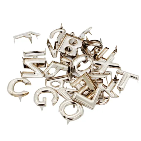 English Letter Metal Rivets