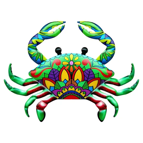 Metal Crab Wall Art
