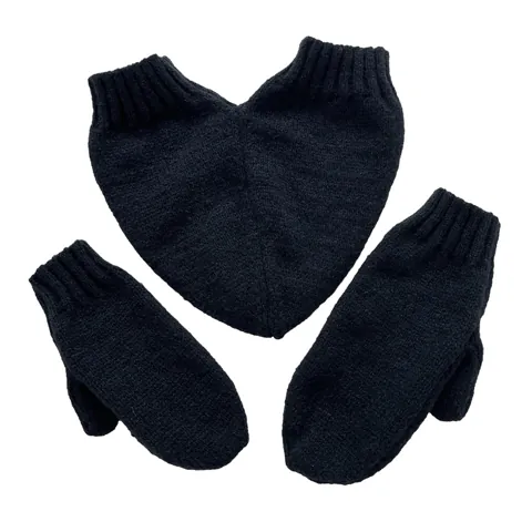 Holding Hands Gloves Black