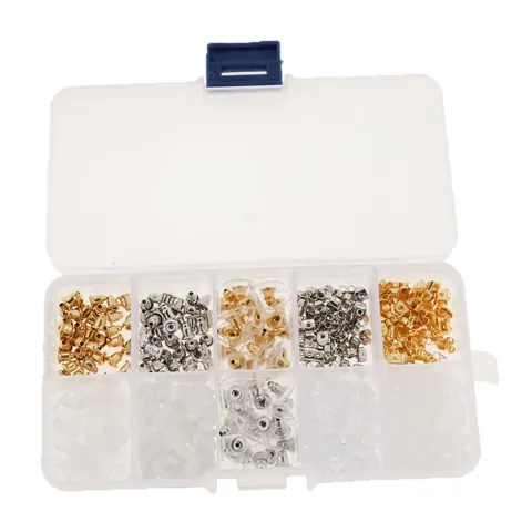 Earring Backing Kit Gold and Silver
