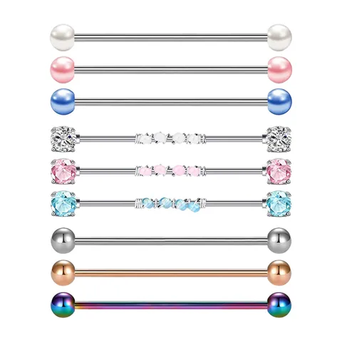 Industrial Barbell Earrings