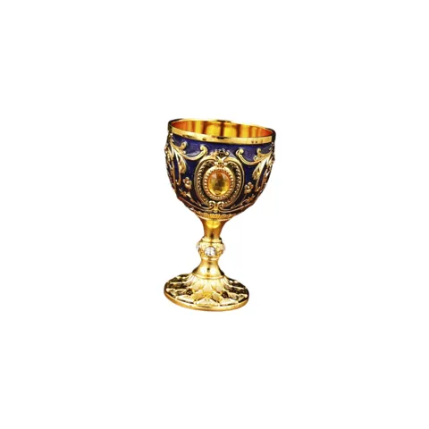 30ml Mini Goblet Vintage Metal Wine Cup