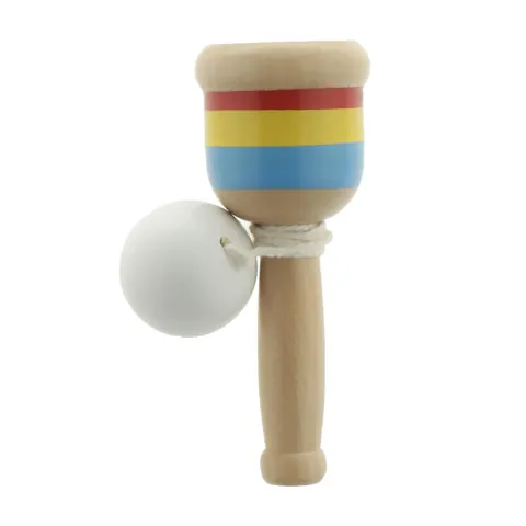 Wooden Kendama Ball and Cup