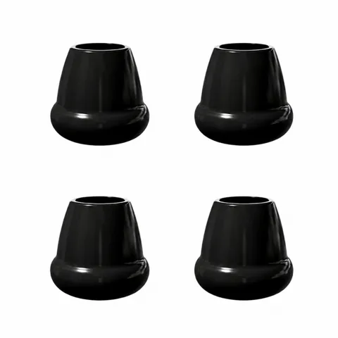 4-Piece Round TPE Chair Leg Caps