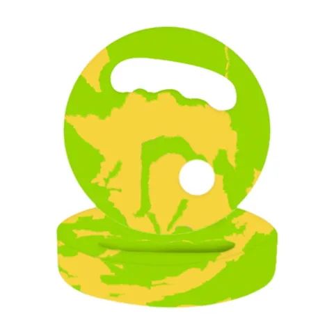 Water Exercise Discs Green Yellow